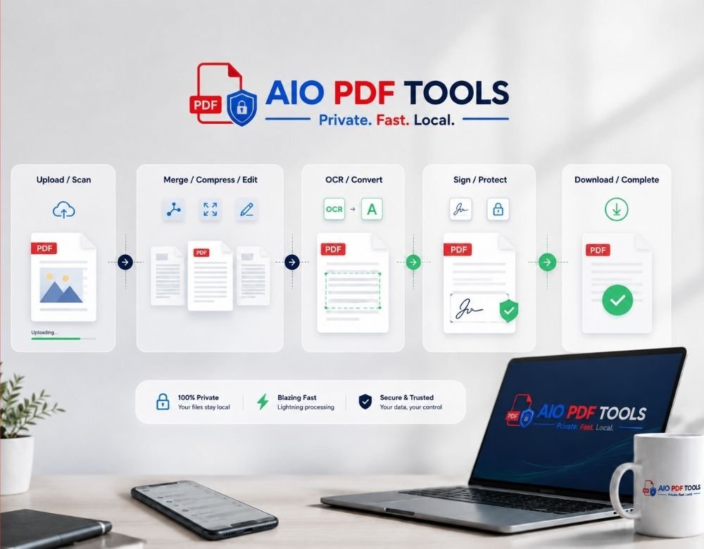 People using AIO PDF Tools for work, study and document tasks